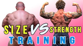 The Differences Between Training for Size Vs Strength [upl. by Lynsey]