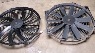 Electric Fan Comparison  SPAL vs FexALite [upl. by Gherlein]