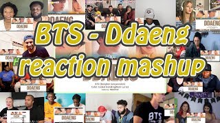 BTS 땡 Ddaeng lyrics video｜reaction mashup [upl. by Melar]