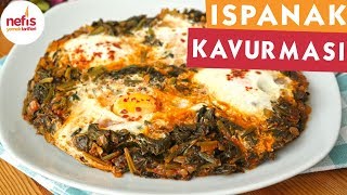 Yumurtalı Ispanak Kavurması Tarifi  Anne usulü [upl. by Llerroj]