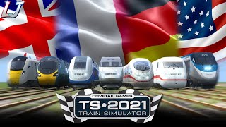 Train Simulator 2021  Electric High Speed Trains RACE [upl. by Hodge]