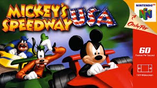 Mickeys Speedway USA All Courses Widescreen 60FPS [upl. by Arondel]