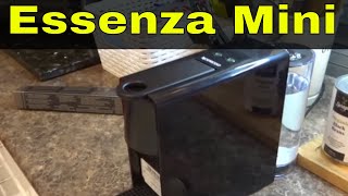 How To Use The Nespresso Essenza Mini Coffee MachineMake Espressos [upl. by Linis]