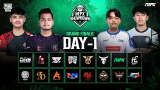 PUBG Mobile NEPX Showdown  Grand Finals Day 1 [upl. by Nnylyak570]