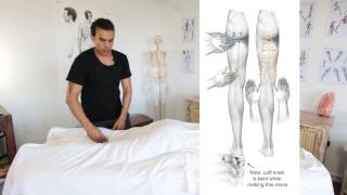 Bowen Hamstring Procedure in a Massage Treatment [upl. by Cirederf]