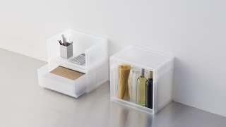 MUJI無印良品 Compact Life（ ポリプロピレン収納│Polypropylene storage） [upl. by Ynohtnaeoj902]