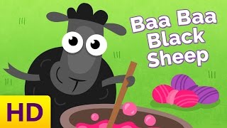 Baa Baa Black Sheep Song  Childrens Song with Lyrics  Nursery Rhymes  Kids Academy [upl. by Etem]