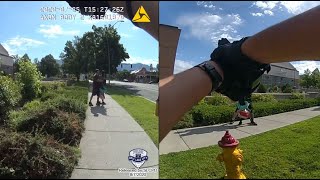 Body cam footage shows July 25 officerinvolved shooting in SLC [upl. by Harve]