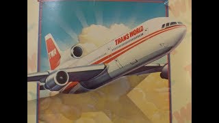 TWA L1011 takeoff exterior amp interior amp flight PHX to STL 1991 [upl. by Ahsinehs251]