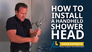 How To Install a Handheld Shower Head [upl. by Fisuoy239]