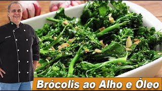 Brócolis ao Alho e Óleo  Chef Taico [upl. by Atika]