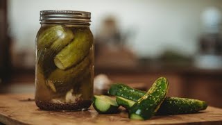 The Quickest Homemade Pickles Ever  Refrigerator Pickle Recipe [upl. by Bernadene959]