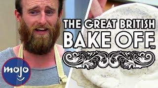 Top 10 Great British Bake Off Disasters [upl. by Ash]