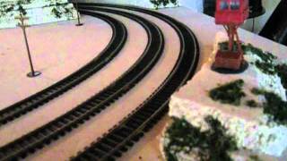 Lionel Fastrack 4x8 Train Layout [upl. by Bourque377]