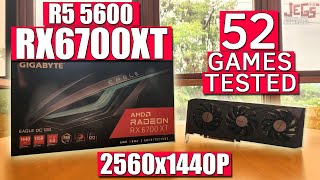 RX 6700 XT  Ryzen 5 5600 tested in 52 games  highest settings 1440p benchmarks [upl. by Niarbo768]