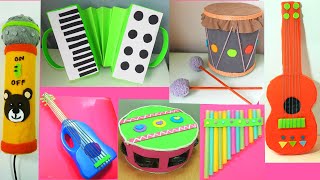 6 INSTRUMENTOS CASEROS CON RECICLAJE ♬ Diy Manualidades [upl. by Fabiano550]