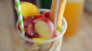 COLOMBIAN CHOLADOS  How To Make Colombian Shave Ice With Fruit  SyS [upl. by Leinad]