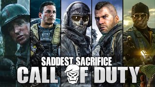 THE MOST SADDESTHEROIC SACRIFICES MOMENTS in Call of Duty  Modern Warfare  Black Ops Cold War [upl. by Maggee]