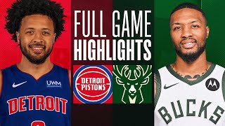 PISTONS at BUCKS  FULL GAME HIGHLIGHTS  December 16 2023 [upl. by Choong662]