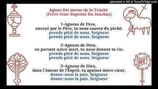 Agnus Dei messe de la Trinité Frère JeanBaptiste Du Jonchay [upl. by Marva]