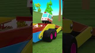 Shorts Vehicle Truck Transport Street Vehicles  Learning Street Vehicle Names [upl. by Miltie]