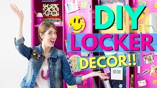 DIY Locker Decor for Back to School [upl. by Haneehs]