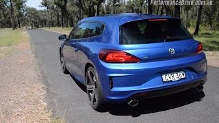 2015 Volkswagen Scirocco R 0100kmh amp engine sound DSG [upl. by Lativa]