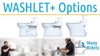 How to Choose a WASHLET Bidet Toilet  Comparison  how are they different [upl. by Claire]