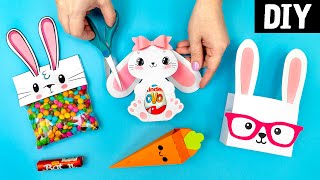 12 IDEIAS BARATINHAS PARA PRESENTEAR NA PÁSCOA 🐰 DIY com Papel [upl. by Latsyrhc940]