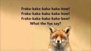 What does the fox say Ylvis Lyrics [upl. by Peppard977]