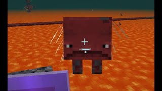 HOW TO RIDE AND CONTROL A STRIDER IN MINECRAFT  MINECRAFT 117  TUTORIAL  NETHER [upl. by Drugge]