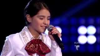 Ruby Saavedra canta quotMi Ranchitoquot en La Voz Kids [upl. by Aikym]