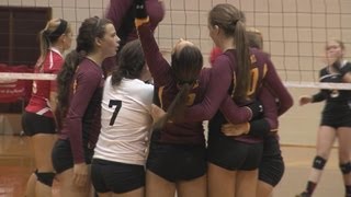 Logansport vs McCutcheon Volleyball [upl. by Pardner]