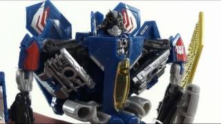 Video Review of the Transformers 3 Dark of the Moon DOTM  Deluxe Class Thundercracker [upl. by Sandi139]