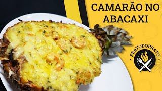 Camarão no Abacaxi Gratinado  Como fazer [upl. by Housum461]