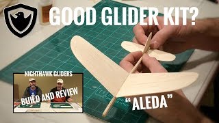 Building Joshua Finns Aleda Catapult Glider Kit [upl. by Treble571]