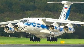 ILYUSHIN IL76 LANDING  Departure  quotThe Vodka Burnerquot 4K [upl. by Roede197]