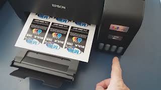 Epson L3250 como imprimir papel adesivo [upl. by Arvonio]