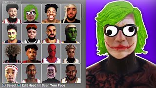 How To Get ANY FACE SCAN In NBA 2K22 NBA 2K22 Anonymous Face Scan Chucky Face Scan TAZ FACE 2K22 [upl. by Ttoille288]