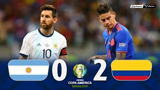 Argentina 0 x 2 Colombia ● 2019 Copa América Extended Goals amp Highlights HD [upl. by Cathlene435]