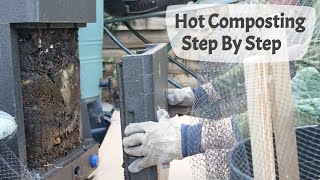 Hot Composting  How To Make Compost In 4 to 6 Weeks [upl. by Eddra]