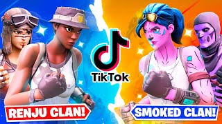 I Started a TIKTOK CLAN WAR On Fortnite [upl. by Conlen]