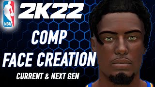 NEW NBA 2K22 Face Creation Tutorial Current amp Next Gen  Dark Skinned [upl. by Vincelette]