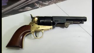 1851 Sheriff Black Powder Pistol from BUDK  Pietta Unboxing [upl. by Neisa]