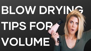 Blow Drying Hair For Volume  WET TO DRY HAIR ROUTINE [upl. by Spiers]