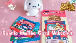 SANRIO AMIIBO CARD UNBOXING Animal Crossing New Horizons [upl. by Htidirem889]