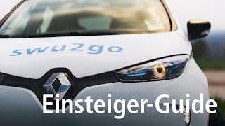 Carsharing einfach gemacht  swu2go Tutorial howto [upl. by Dedie411]