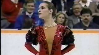 Katarina Witt GDR  1988 Calgary Figure Skating Ladies Long Program US ABC [upl. by Killion]