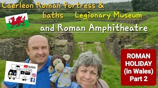 305 Caerleon Castle Roman Fortress and Baths Legionary Museum and Roman Amphitheatre Wales [upl. by Strong]