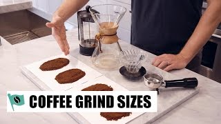 Coffee Grind Sizes For Popular Brew Methods  Stay Roasted [upl. by Aharon968]